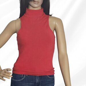 2/$30 French Connection Red Sleeveless Top Size S